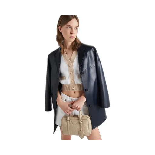 Cropped cotton cardigan