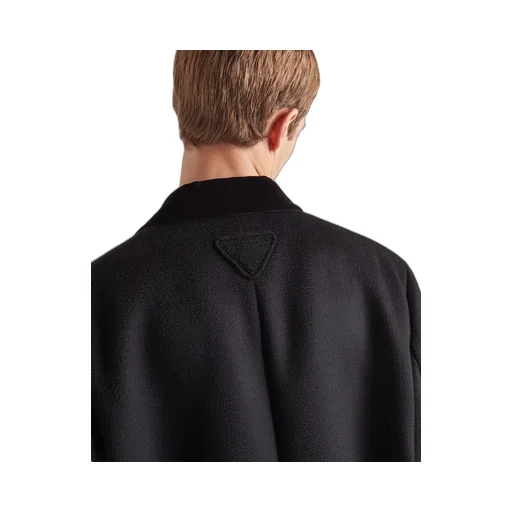 Double-breasted cashmere coat