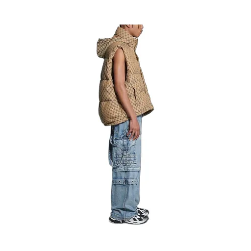 x Gucci The Hacker Project Hacker Cocoon Puffer Gilet Vest