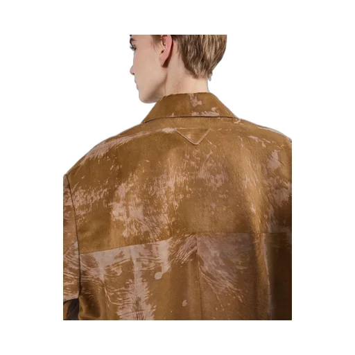 Leather coat
