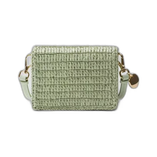 Crochet card holder with shoulder strap