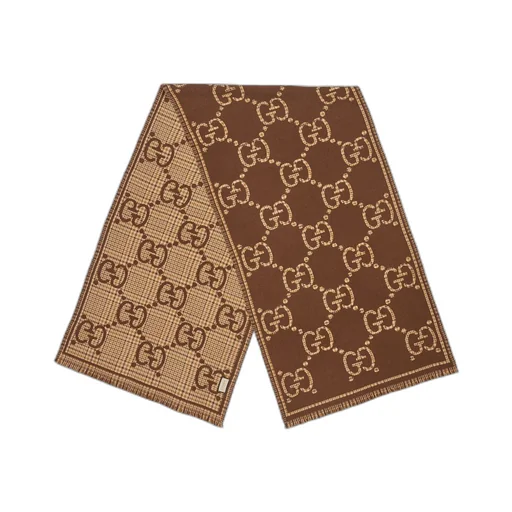 GG wool scarf