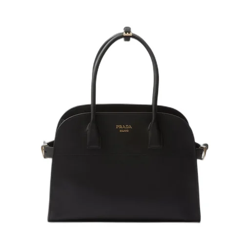 Medium leather tote bag