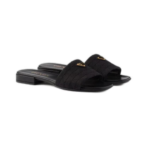 Embroidered fabric slides