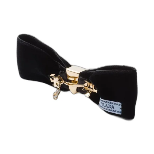 Velvet hair clip