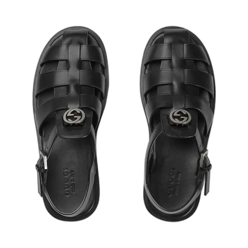 Men's sandal with buckle