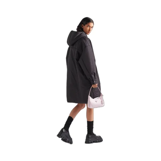 Oversized light Re-Nylon raincoat