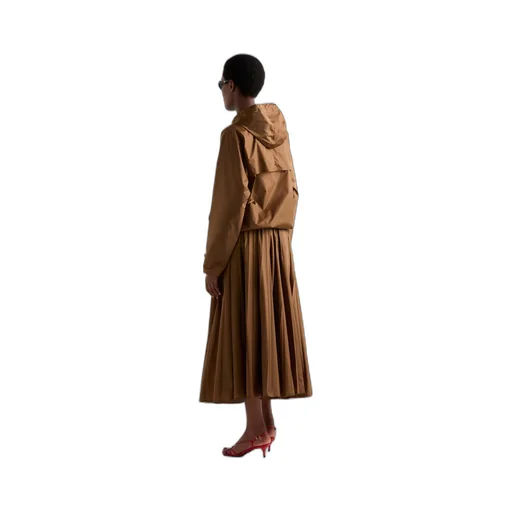 Light technical fabric blouson jacket