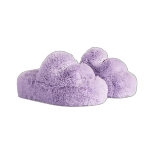 Furry Platform Sandal