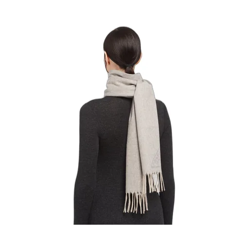 Double cashmere scarf