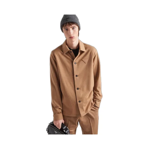Wool blend shirt