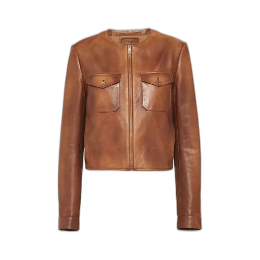 Nappa leather jacket
