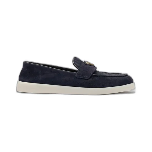 Suede leather loafers