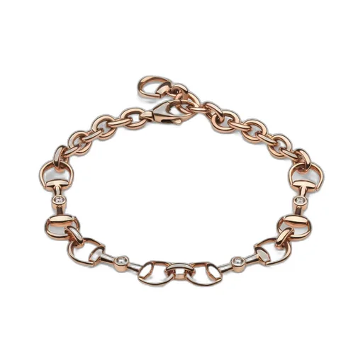 18k Horsebit diamond bracelet