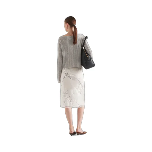 Wool and cashmere boat-neck sweater