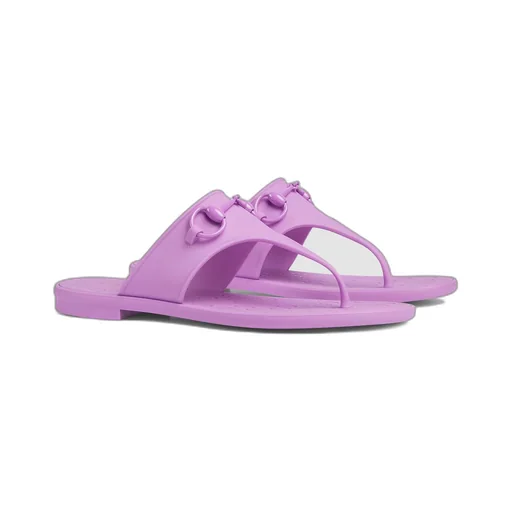 Women's thong sandal with Horsebit