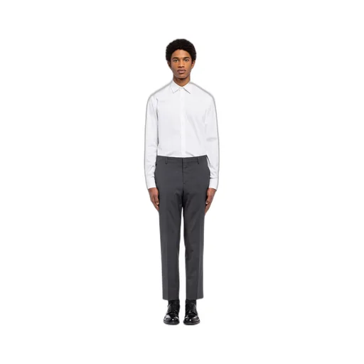 Light stretch wool trousers