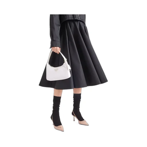 Brushed leather slingback pumps