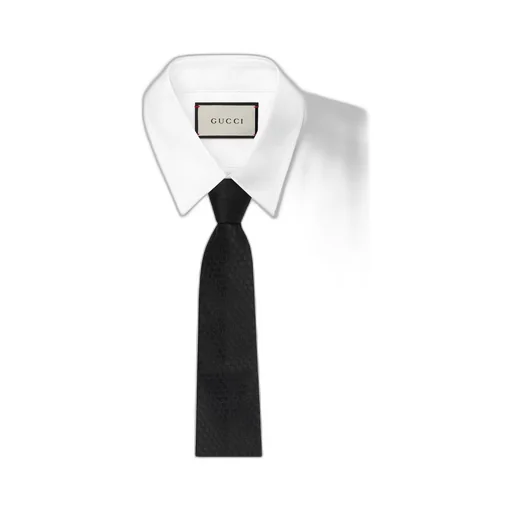 Allover Gucci silk tie