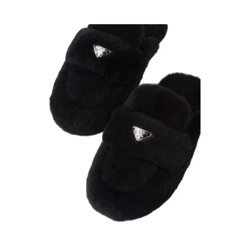 Shearling mules