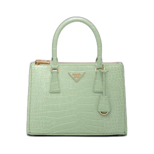 Medium Prada Galleria crocodile leather bag