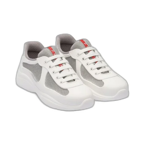 Prada America's Cup Soft rubber and bike fabric sneakers