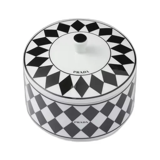 Porcelain box - Checkerboard