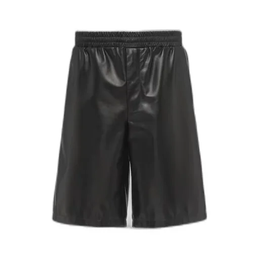 Nappa leather Bermudas