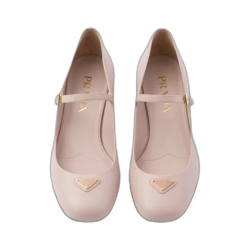 Nappa leather Mary Jane pumps
