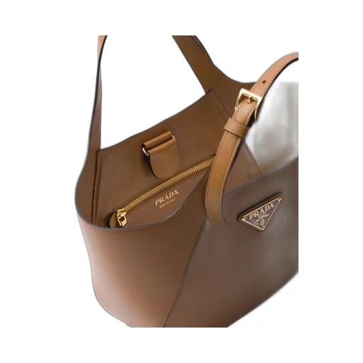 Prada medium leather tote bag