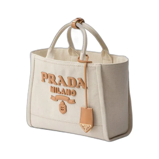 Medium linen blend tote bag