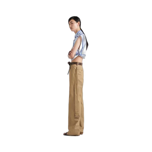Cotton twill pants