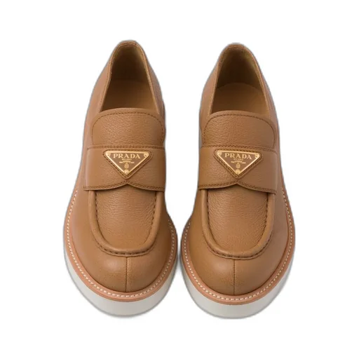 Leather loafers
