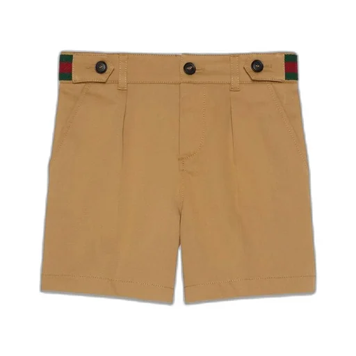 Children's stretch cotton shorts with Web