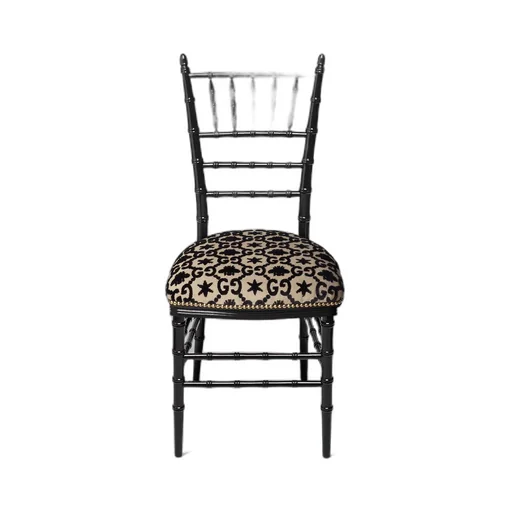 Chiavari chair with GG jacquard
