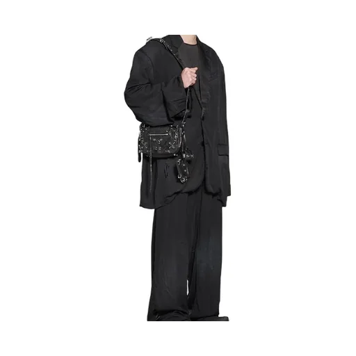 Le Cagole XS Flap Bag With Piercings