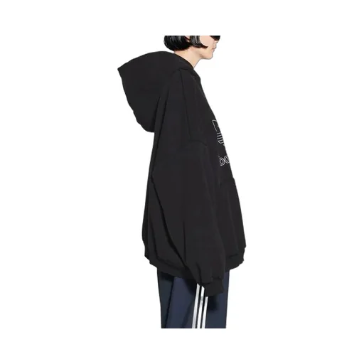 Balenciaga x Adidas Logo Oversized Hoodie