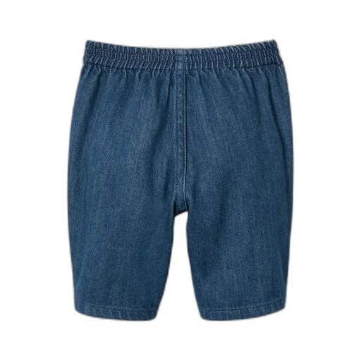 Baby denim pants with Web embroidery