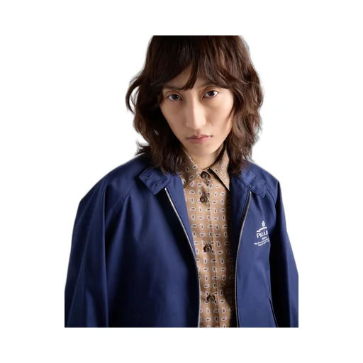 Poplin blouson jacket