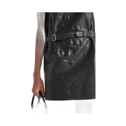 Leather dress
