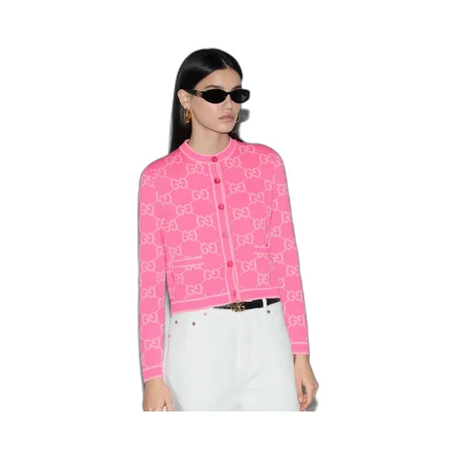 GG cotton jacquard cardigan