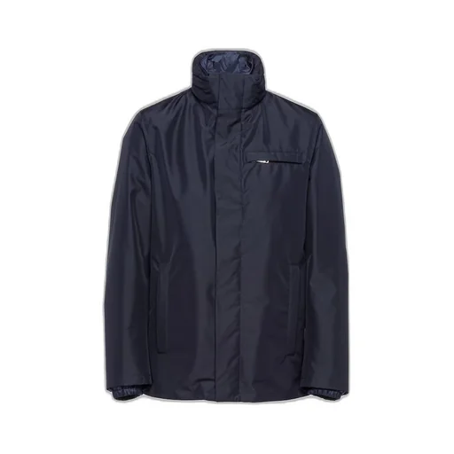 Technical fabric blouson jacket