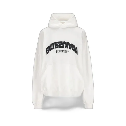 Back Flip Round Hoodie Oversized