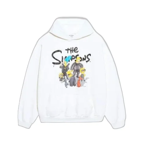 Balenciaga x THE SIMPSONS Cotton Hoodie Wide Fit