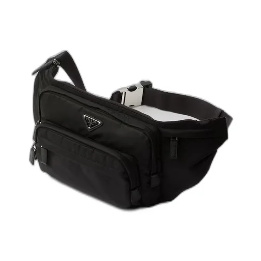 Re-Nylon and Saffiano leather belt bag