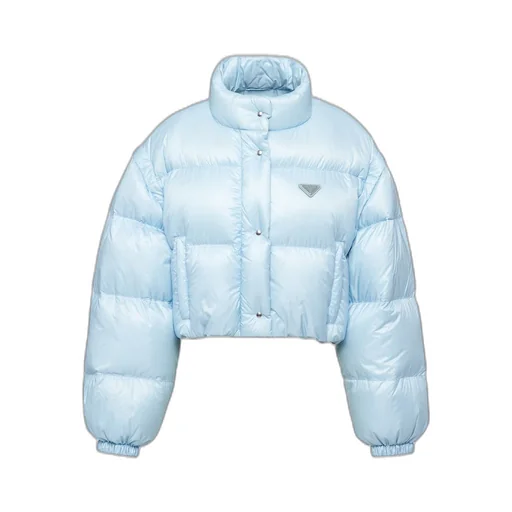 Re-Nylon cropped convertible down jacket