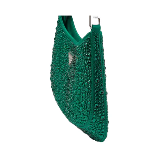 Prada Cleo satin bag with crystals