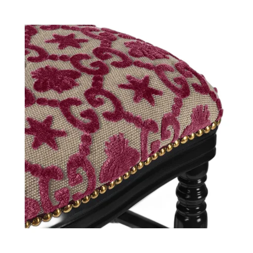 Wood chair with GG bees and stars