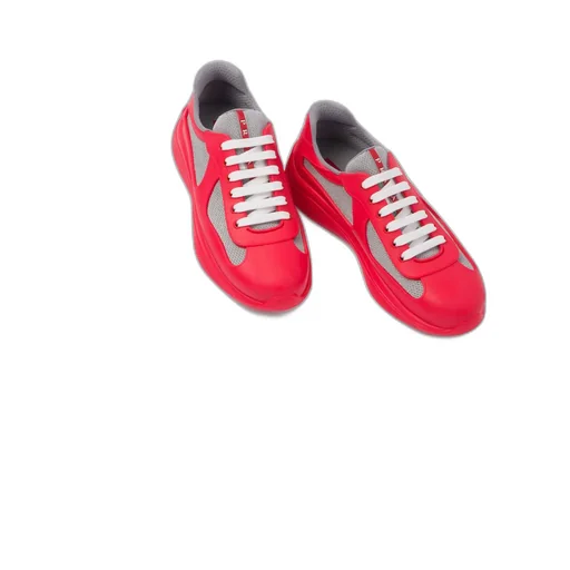 Prada America's Cup Soft rubber and bike fabric sneakers