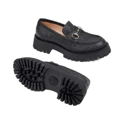 Women's GG lug loafer with Horsebit
